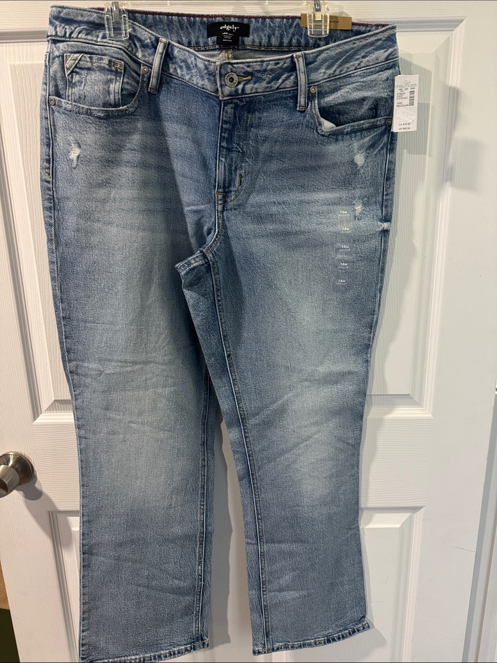 Edgely Light Blue Boot Cut Women's Jeans